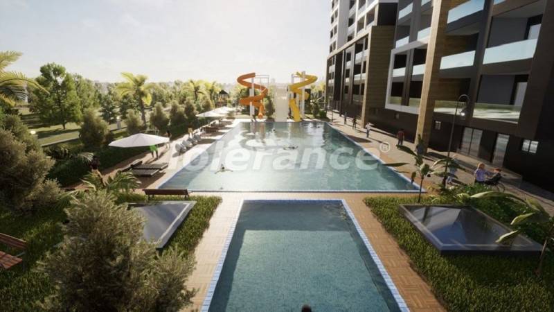 Appartement in Erdemli, Mersin zeezicht zwembad - onroerend goed kopen in Turkije - 45273