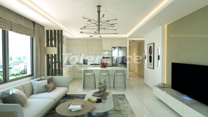 Appartement in Erdemli, Mersin zeezicht zwembad - onroerend goed kopen in Turkije - 49599