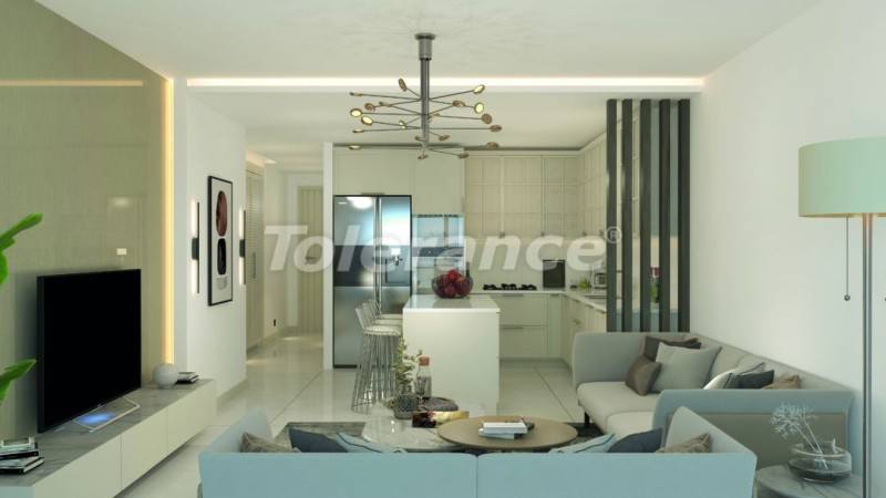 Appartement in Erdemli, Mersin zeezicht zwembad - onroerend goed kopen in Turkije - 49612