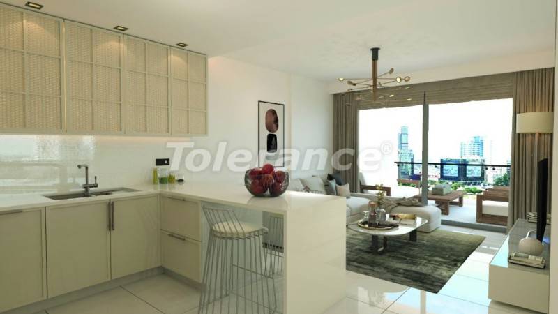 Appartement in Erdemli, Mersin zeezicht zwembad - onroerend goed kopen in Turkije - 49617