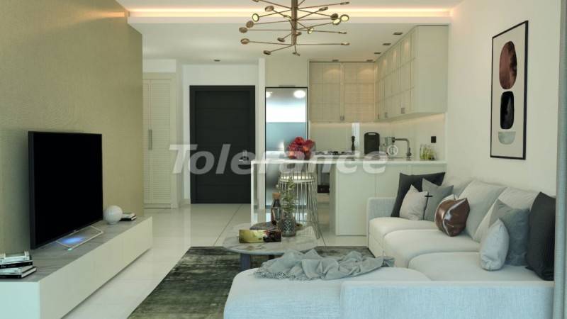 Appartement in Erdemli, Mersin zeezicht zwembad - onroerend goed kopen in Turkije - 49618