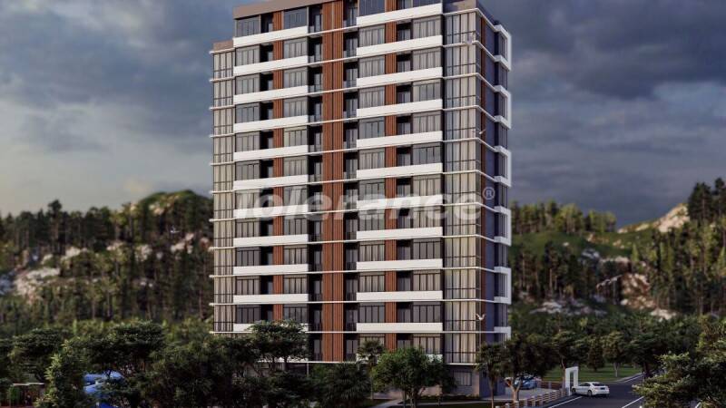 شقق من المتعهد في:في إيرديملي, مرسين اطلالة على البحر مسبح تقسيط - شراء عقار في تركيا - 55149