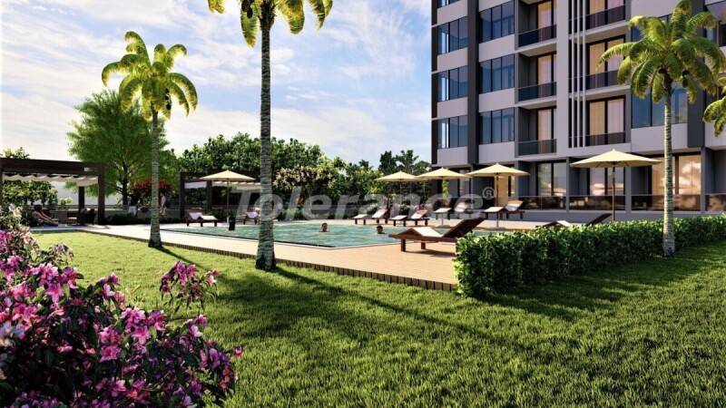 Appartement van de ontwikkelaar in Erdemli, Mersin zeezicht zwembad afbetaling - onroerend goed kopen in Turkije - 59959