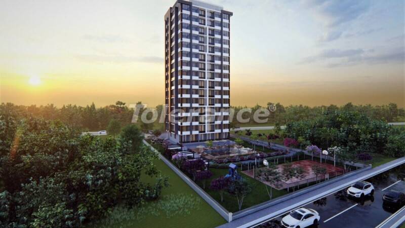 Appartement van de ontwikkelaar in Erdemli, Mersin zeezicht zwembad afbetaling - onroerend goed kopen in Turkije - 59964