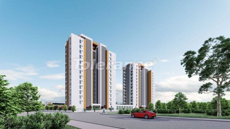 شقق من المتعهد في:في إيرديملي, مرسين اطلالة على البحر مسبح - شراء عقار في تركيا - 61299