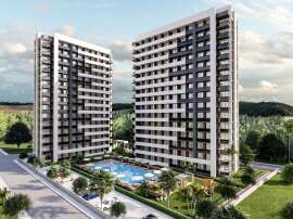 Apartment from the developer in Erdemli, Mersin with sea view with pool with installment - buy realty in Turkey - 63019