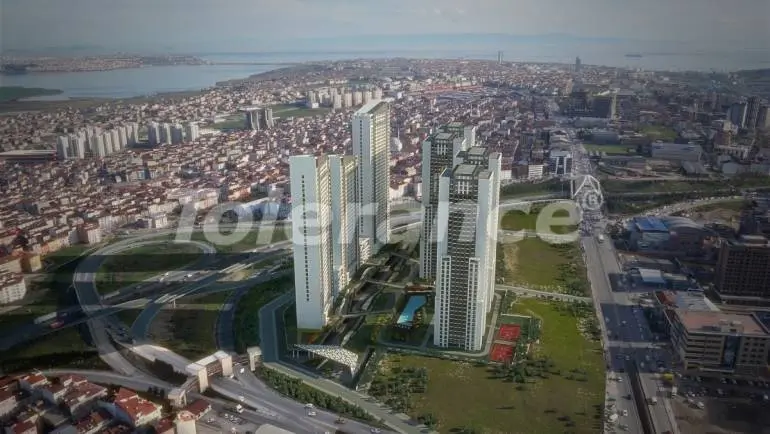 Apartment in Esenyurt, İstanbul with sea view with pool - buy realty in Turkey - 24085