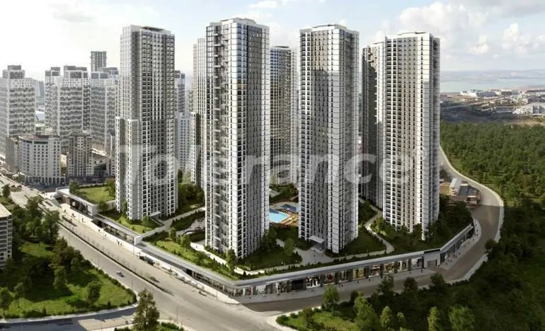 آپارتمان از سازنده که در اسن یورت, استانبول استخر - خرید ملک در ترکیه - 25604