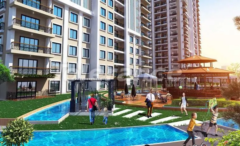 Apartment in Esenyurt, İstanbul pool installment - 25698 Apartment in Esenyurt, İstanbul pool installment - buy realty in Turkey - 25698