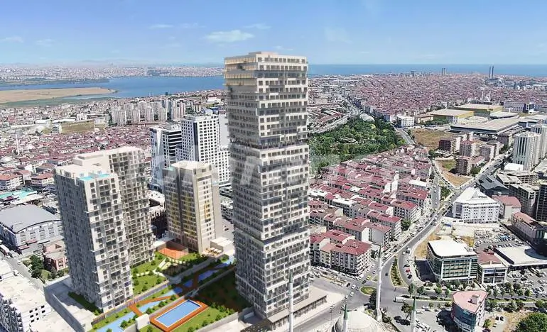 Apartment in Esenyurt, İstanbul with pool with installment - 26380 Apartment in Esenyurt, İstanbul with pool with installment - buy realty in Turkey - 26380