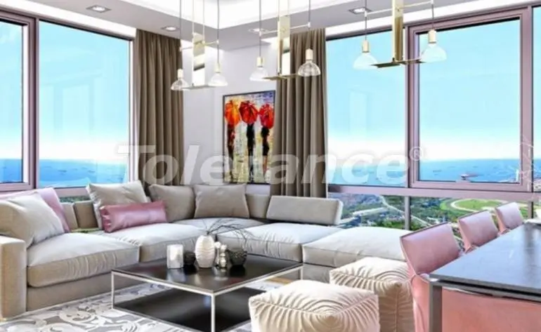 آپارتمان از سازنده که در اسن یورت, استانبول منظره دریا استخر - خرید ملک در ترکیه - 27133