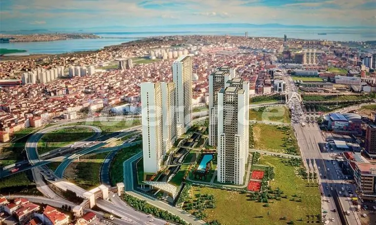 Apartment in Esenyurt, İstanbul with sea view with pool - buy realty in Turkey - 36342