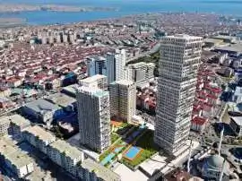 Apartment in Esenyurt, İstanbul pool installment - buy realty in Turkey - 26376