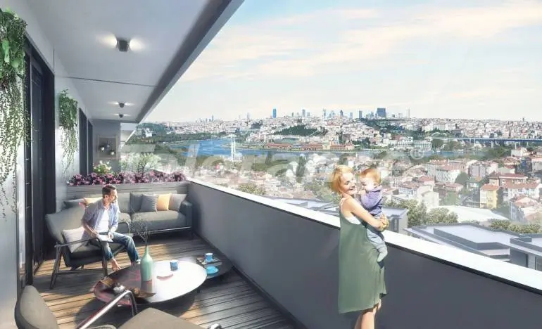 Apartment from the developer in Eyupsultan, İstanbul with sea view with pool - buy realty in Turkey - 26508