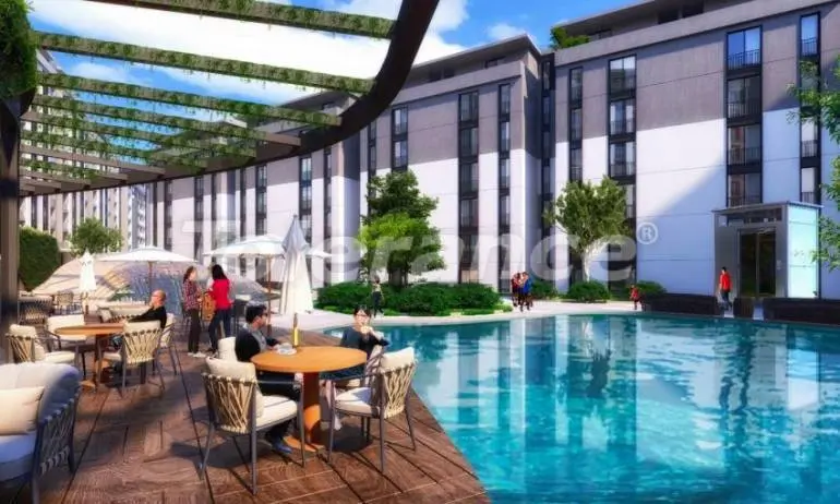 Appartement van de ontwikkelaar in Eyüp Sultan, Istanboel zeezicht zwembad - onroerend goed kopen in Turkije - 37855