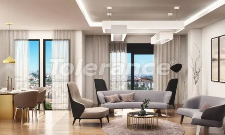 Apartment from the developer in Eyupsultan, İstanbul with sea view with pool - buy realty in Turkey - 37861