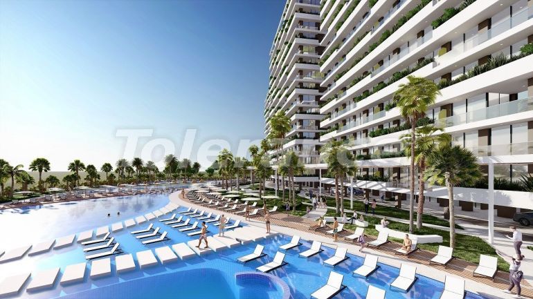 Apartment vom entwickler in Famagusta, Nordzypern pool - immobilien in der Türkei kaufen - 110904