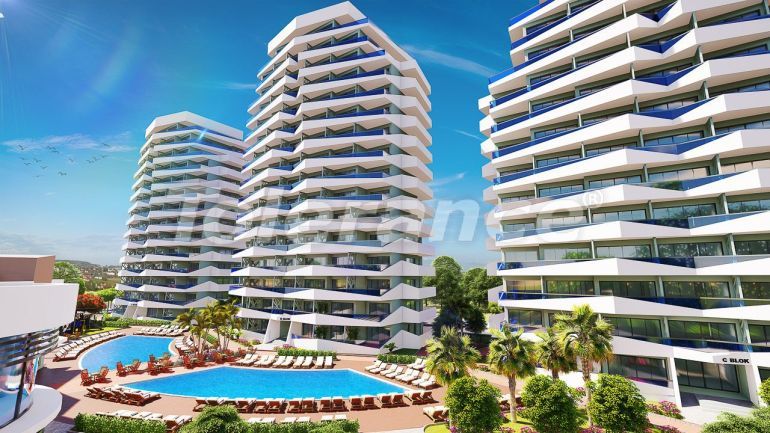 Apartment from the developer in Famagusta, Northern Cyprus with sea view with pool with installment - 72311 Apartment from the developer in Famagusta, Northern Cyprus with sea view with pool with installment - buy realty in Turkey - 72311