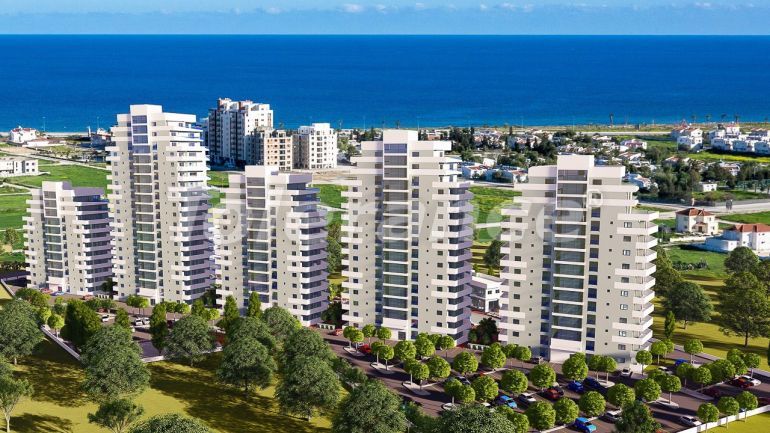 Apartment from the developer in Famagusta, Northern Cyprus with sea view with pool with installment - 72313 Apartment from the developer in Famagusta, Northern Cyprus with sea view with pool with installment - buy realty in Turkey - 72313