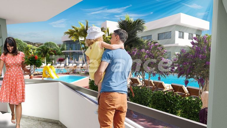 Apartment from the developer in Famagusta, Northern Cyprus with sea view with pool with installment - 72326 Apartment from the developer in Famagusta, Northern Cyprus with sea view with pool with installment - buy realty in Turkey - 72326