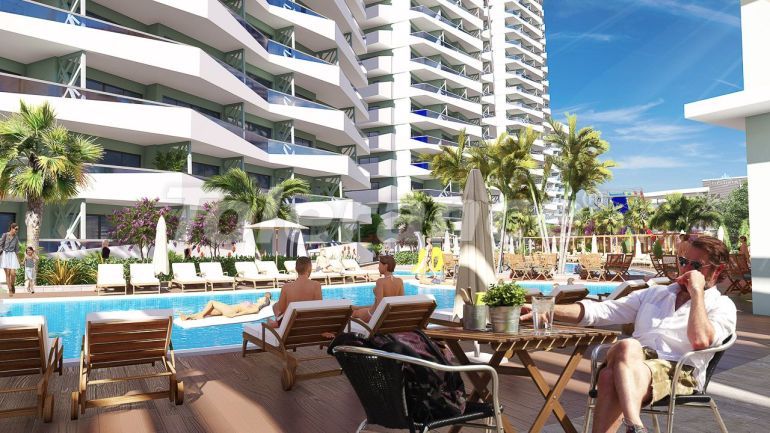 Apartment from the developer in Famagusta, Northern Cyprus with sea view with pool with installment - 72333 Apartment from the developer in Famagusta, Northern Cyprus with sea view with pool with installment - buy realty in Turkey - 72333