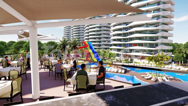 Apartment from the developer in Famagusta, Northern Cyprus with sea view with pool with installment - 72339 Apartment from the developer in Famagusta, Northern Cyprus with sea view with pool with installment - buy realty in Turkey - 72339