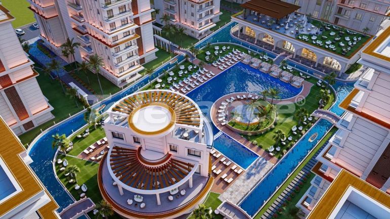 Appartement van de ontwikkelaar in Famagusta, Noord-Cyprus zeezicht zwembad afbetaling - onroerend goed kopen in Turkije - 73103