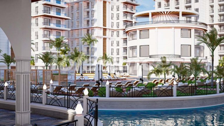 Appartement van de ontwikkelaar in Famagusta, Noord-Cyprus zeezicht zwembad afbetaling - onroerend goed kopen in Turkije - 73111