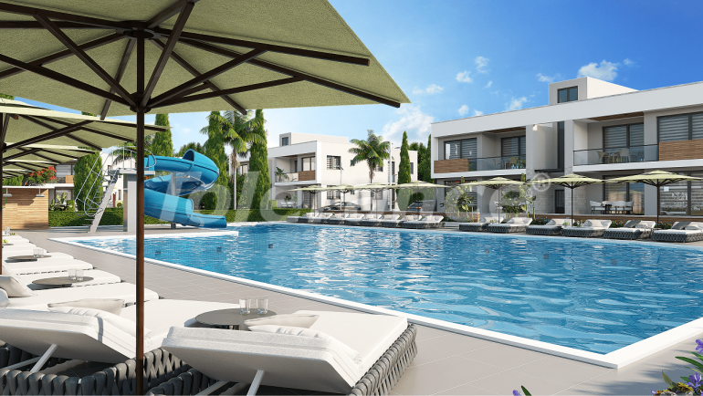 Appartement van de ontwikkelaar in Famagusta, Noord-Cyprus zeezicht zwembad afbetaling - onroerend goed kopen in Turkije - 73540