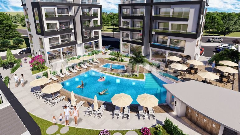 Apartment from the developer in Famagusta, Northern Cyprus with pool with installment - buy realty in Turkey - 73849