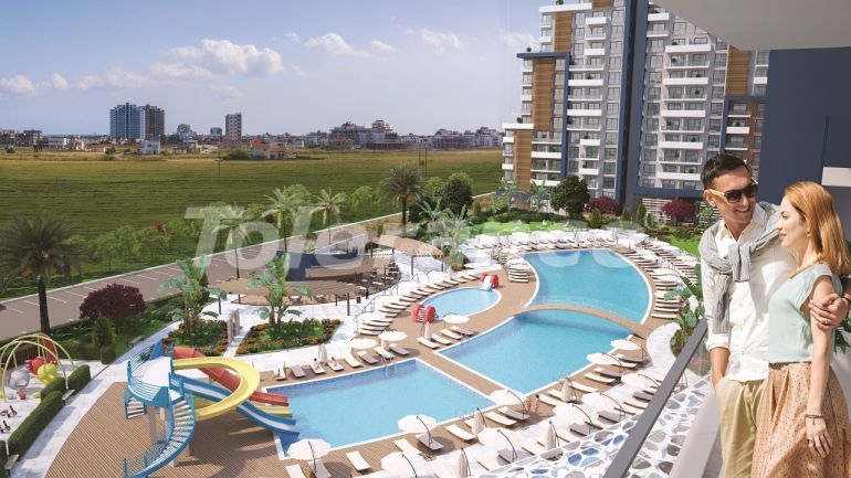 Apartment from the developer in Famagusta, Northern Cyprus with sea view with pool with installment - 74506 Apartment from the developer in Famagusta, Northern Cyprus with sea view with pool with installment - buy realty in Turkey - 74506