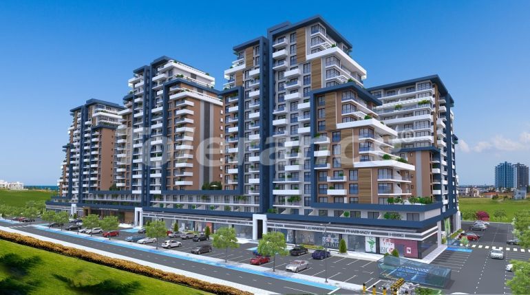 Apartment from the developer in Famagusta, Northern Cyprus with sea view with pool with installment - 74508 Apartment from the developer in Famagusta, Northern Cyprus with sea view with pool with installment - buy realty in Turkey - 74508