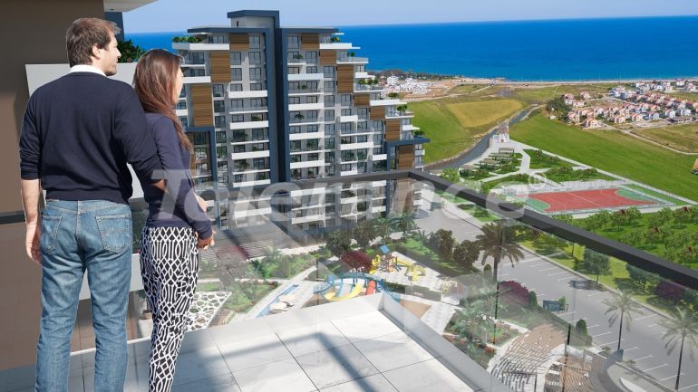 Apartment from the developer in Famagusta, Northern Cyprus with sea view with pool with installment - 74525 Apartment from the developer in Famagusta, Northern Cyprus with sea view with pool with installment - buy realty in Turkey - 74525