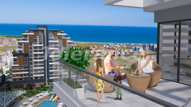 Apartment from the developer in Famagusta, Northern Cyprus with sea view with pool with installment - 74528 Apartment from the developer in Famagusta, Northern Cyprus with sea view with pool with installment - buy realty in Turkey - 74528