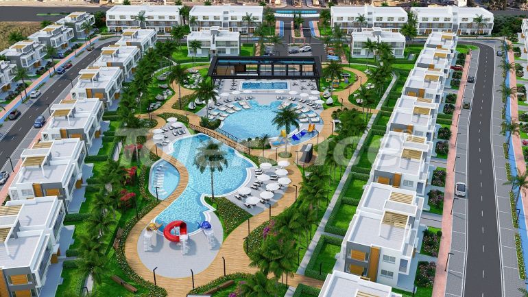 Apartment from the developer in Famagusta, Northern Cyprus with sea view with pool with installment - buy realty in Turkey - 74593