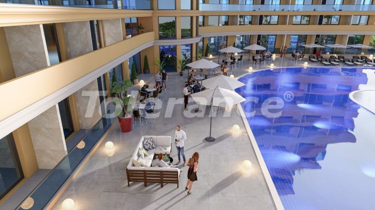 آپارتمان که در فاماقوستا, قبرس شمالی منظره دریا استخر اقساط - خرید ملک در ترکیه - 74819