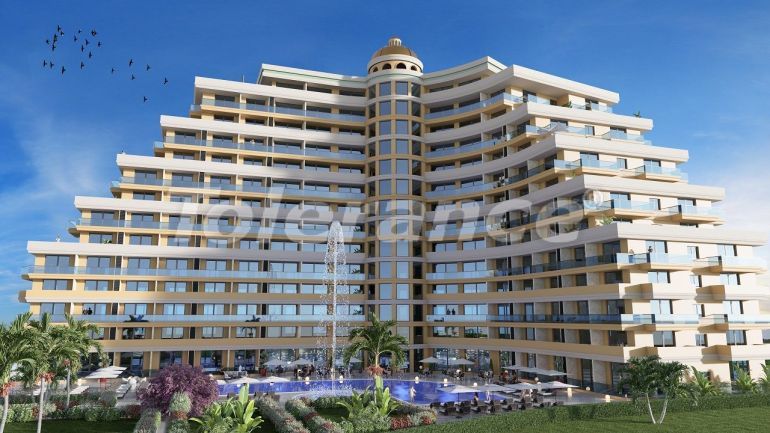 آپارتمان که در فاماقوستا, قبرس شمالی منظره دریا استخر اقساط - خرید ملک در ترکیه - 74827