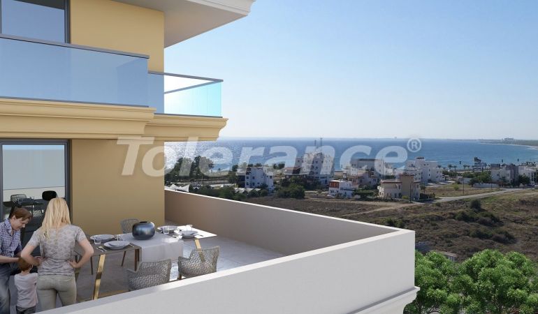 Apartment in Famagusta, Northern Cyprus with sea view with pool with installment - buy realty in Turkey - 74829