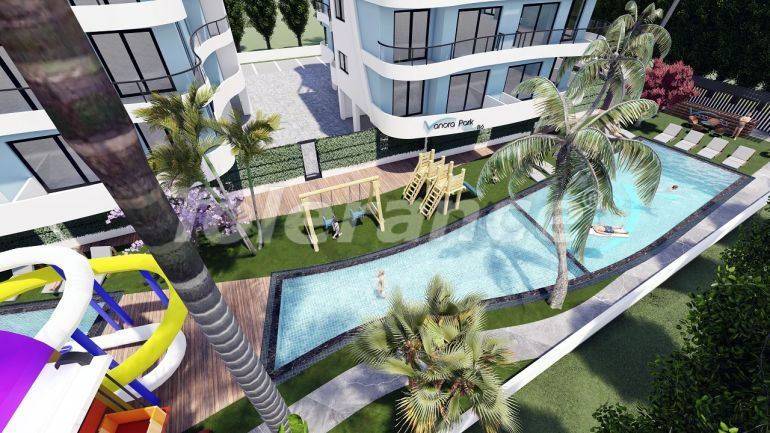 Appartement van de ontwikkelaar in Famagusta, Noord-Cyprus zwembad afbetaling - onroerend goed kopen in Turkije - 76302