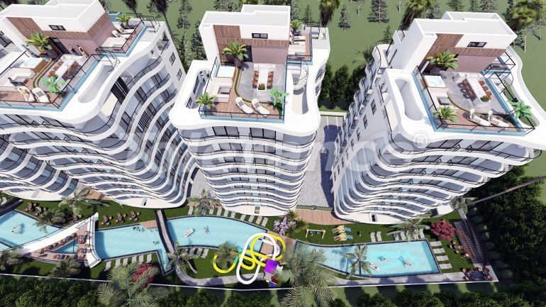 Appartement van de ontwikkelaar in Famagusta, Noord-Cyprus zwembad afbetaling - onroerend goed kopen in Turkije - 76311