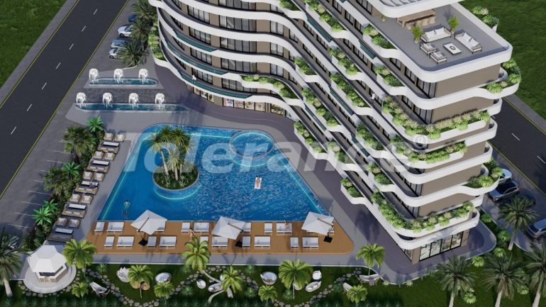 Appartement van de ontwikkelaar in Famagusta, Noord-Cyprus zeezicht zwembad afbetaling - onroerend goed kopen in Turkije - 76577