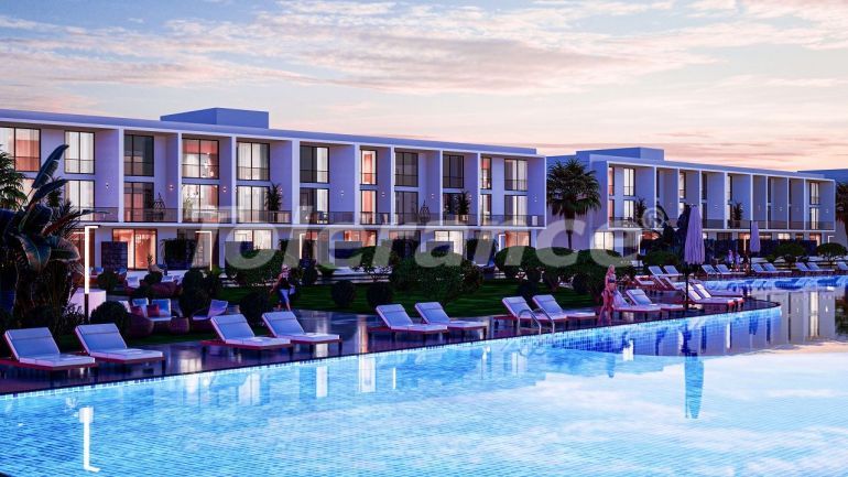 Apartment vom entwickler in Famagusta, Nordzypern pool - immobilien in der Türkei kaufen - 80873