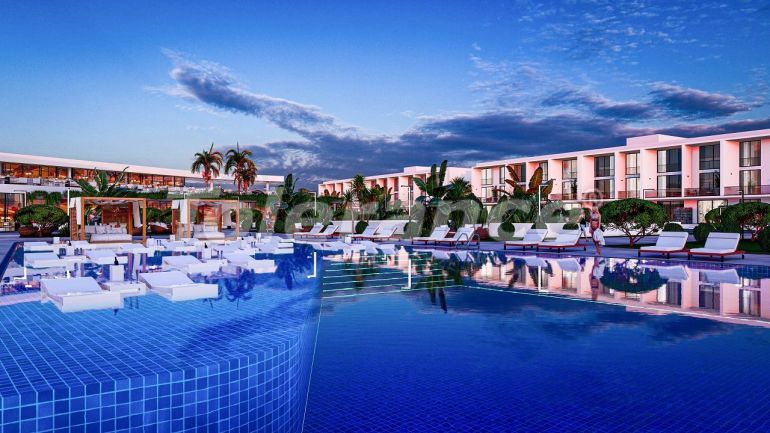 Apartment vom entwickler in Famagusta, Nordzypern pool - immobilien in der Türkei kaufen - 80878