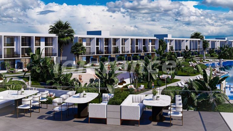 Apartment from the developer in Famagusta, Northern Cyprus with sea view with pool with installment - 80943 Apartment from the developer in Famagusta, Northern Cyprus with sea view with pool with installment - buy realty in Turkey - 80943