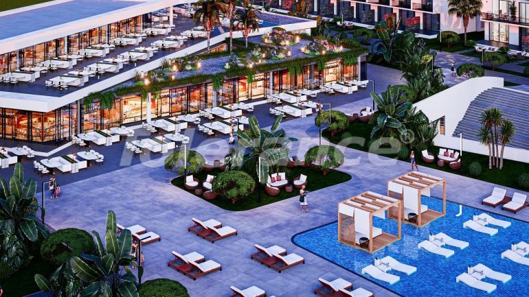 Apartment from the developer in Famagusta, Northern Cyprus with sea view with pool with installment - 80946 Apartment from the developer in Famagusta, Northern Cyprus with sea view with pool with installment - buy realty in Turkey - 80946