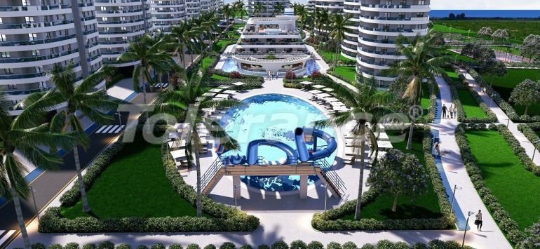 Appartement van de ontwikkelaar in Famagusta, Noord-Cyprus zeezicht zwembad afbetaling - onroerend goed kopen in Turkije - 81059