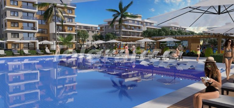 Apartment from the developer in Famagusta, Northern Cyprus with pool with installment - buy realty in Turkey - 81837