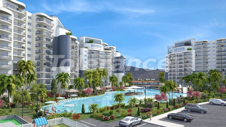 Appartement van de ontwikkelaar in Famagusta, Noord-Cyprus zwembad - onroerend goed kopen in Turkije - 82134