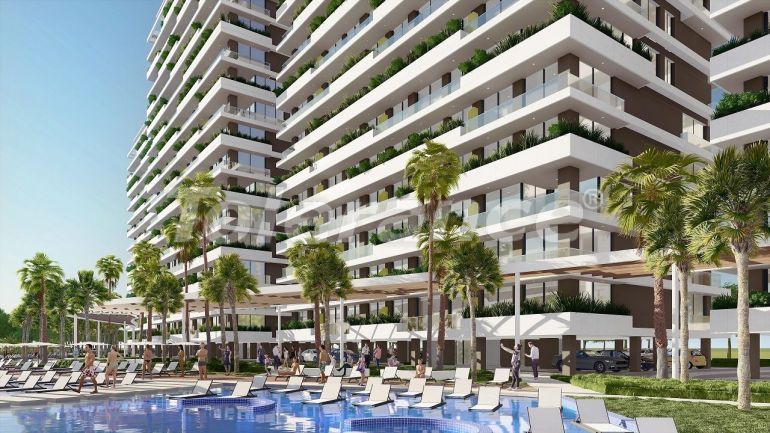 Apartment from the developer in Famagusta, Northern Cyprus with sea view with pool with installment - buy realty in Turkey - 85855