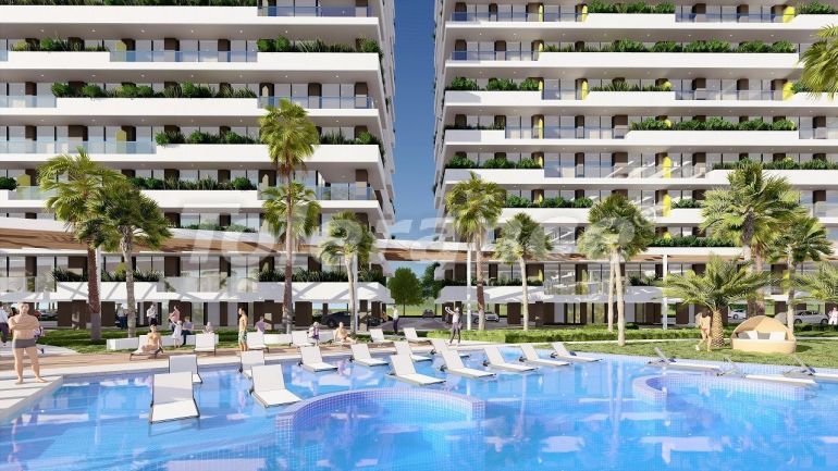 Apartment from the developer in Famagusta, Northern Cyprus with sea view with pool with installment - buy realty in Turkey - 85856
